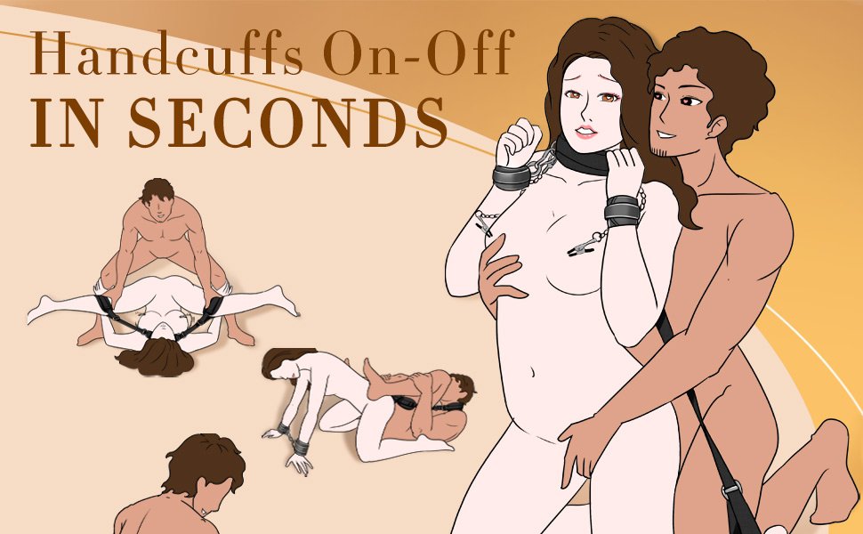 sex handcuffs bedroom restraints straps