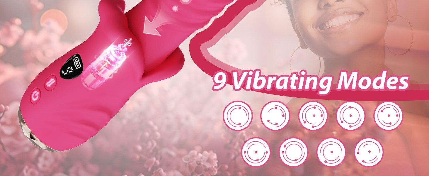 The clitoral vibrator has 9 vibrating modes.