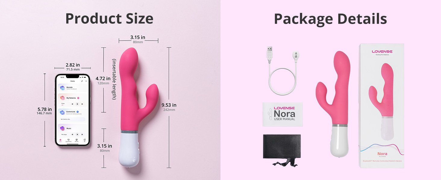 LOVENSE Nora Rabbit Vibrator