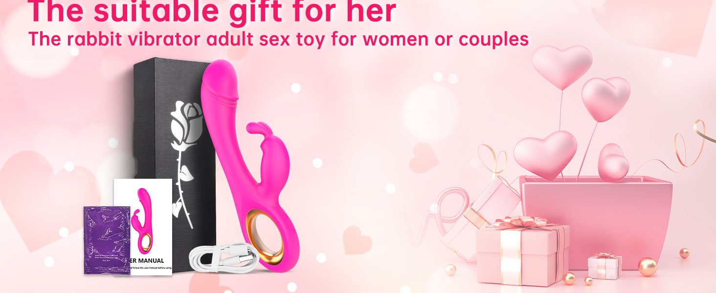 The suitable gift for her--The rabbit vibrator adult sex toy for women or couples