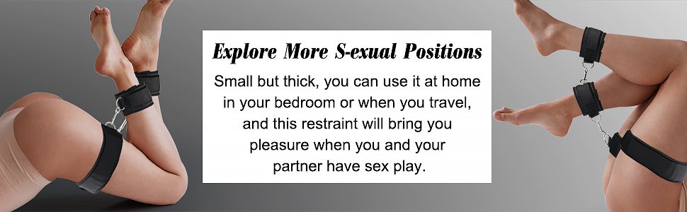  Hand & Ankle Cuffs Adults Bed 