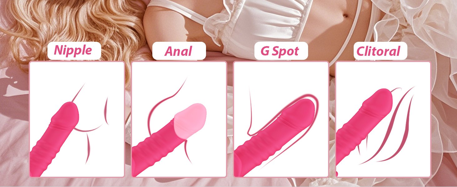 The womens dildo is capable of multi-part stimulation